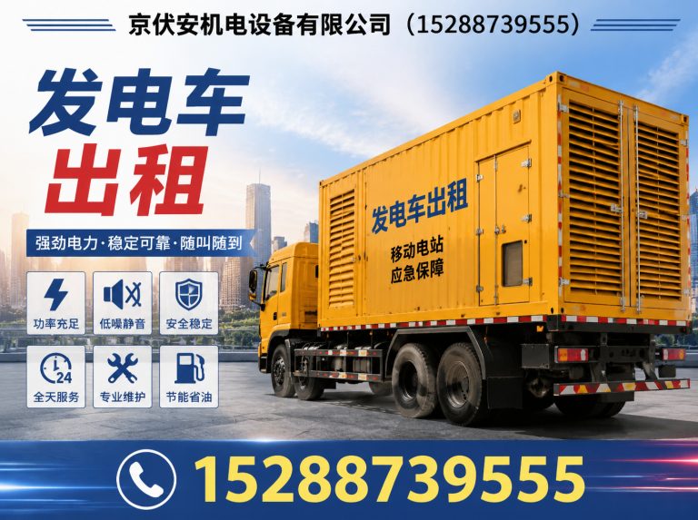 揭阳发电机租赁展示图